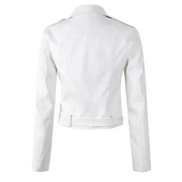Isabella – Elegante Premium Leren Jas voor Dames | Luxe en Stijlvol