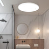 LumiCirca - Moderne Ronde LED Plafondlamp van Metaal in Wit en Zwart