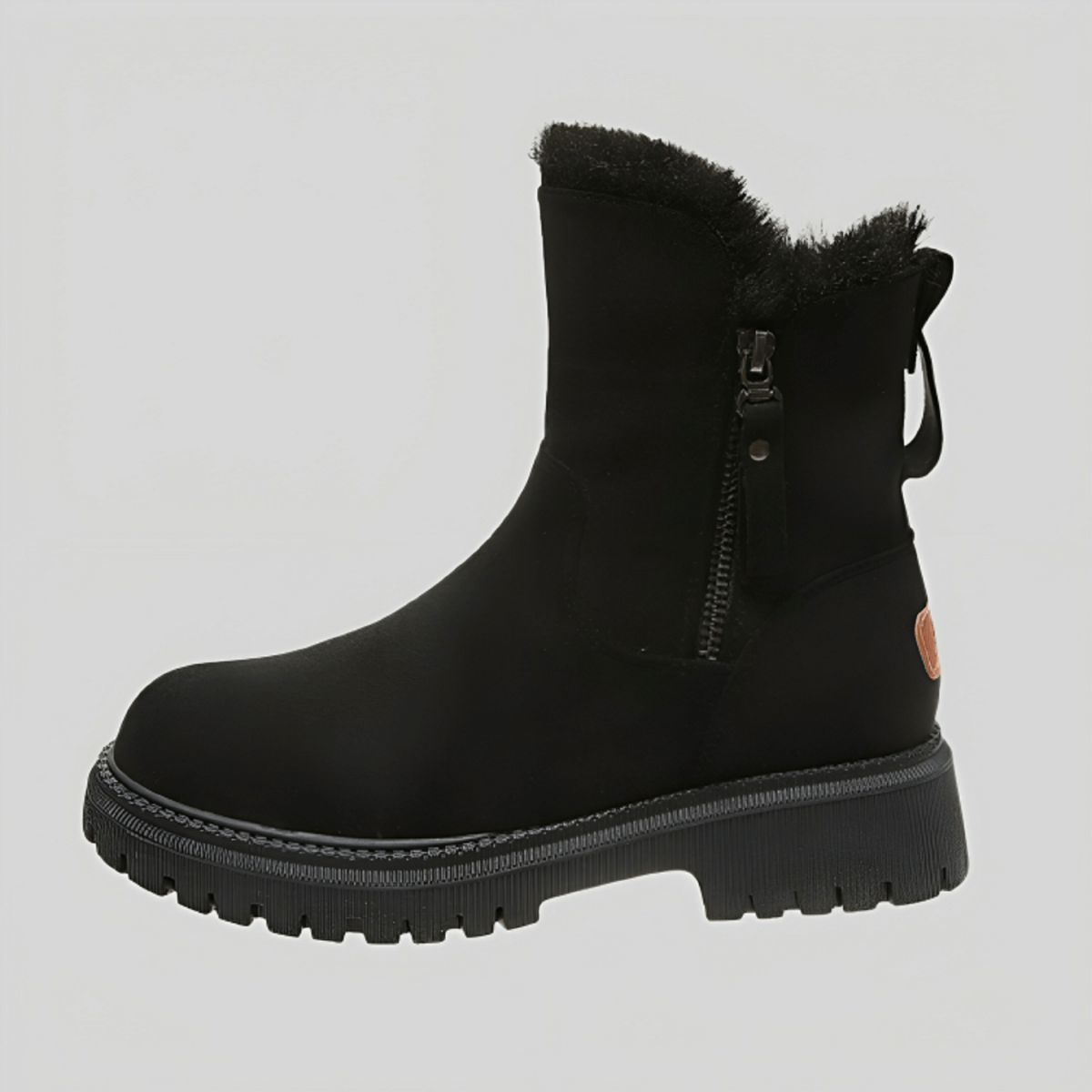 Ella - Warme Middelhoge Laarzen met Plus-Velvet Voering | Comfortabele Winterlaarzen voor Dames