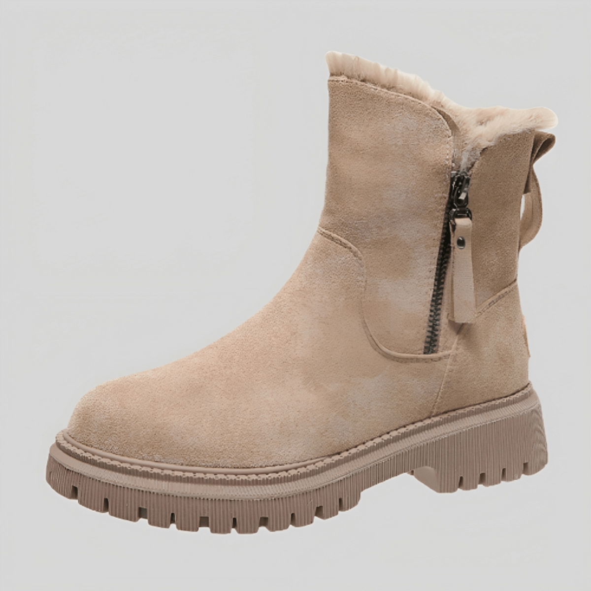 Ella - Warme Middelhoge Laarzen met Plus-Velvet Voering | Comfortabele Winterlaarzen voor Dames