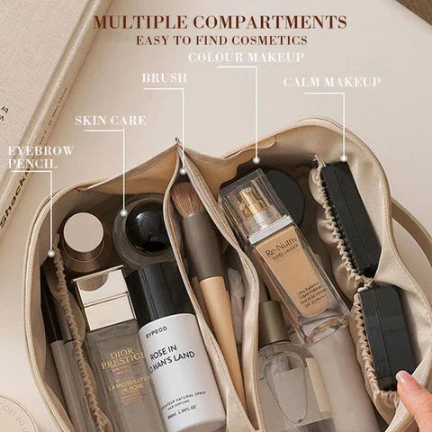 Luxe Boho Kosmetische Tas | Ruime en Stijlvolle Make-up Organizer