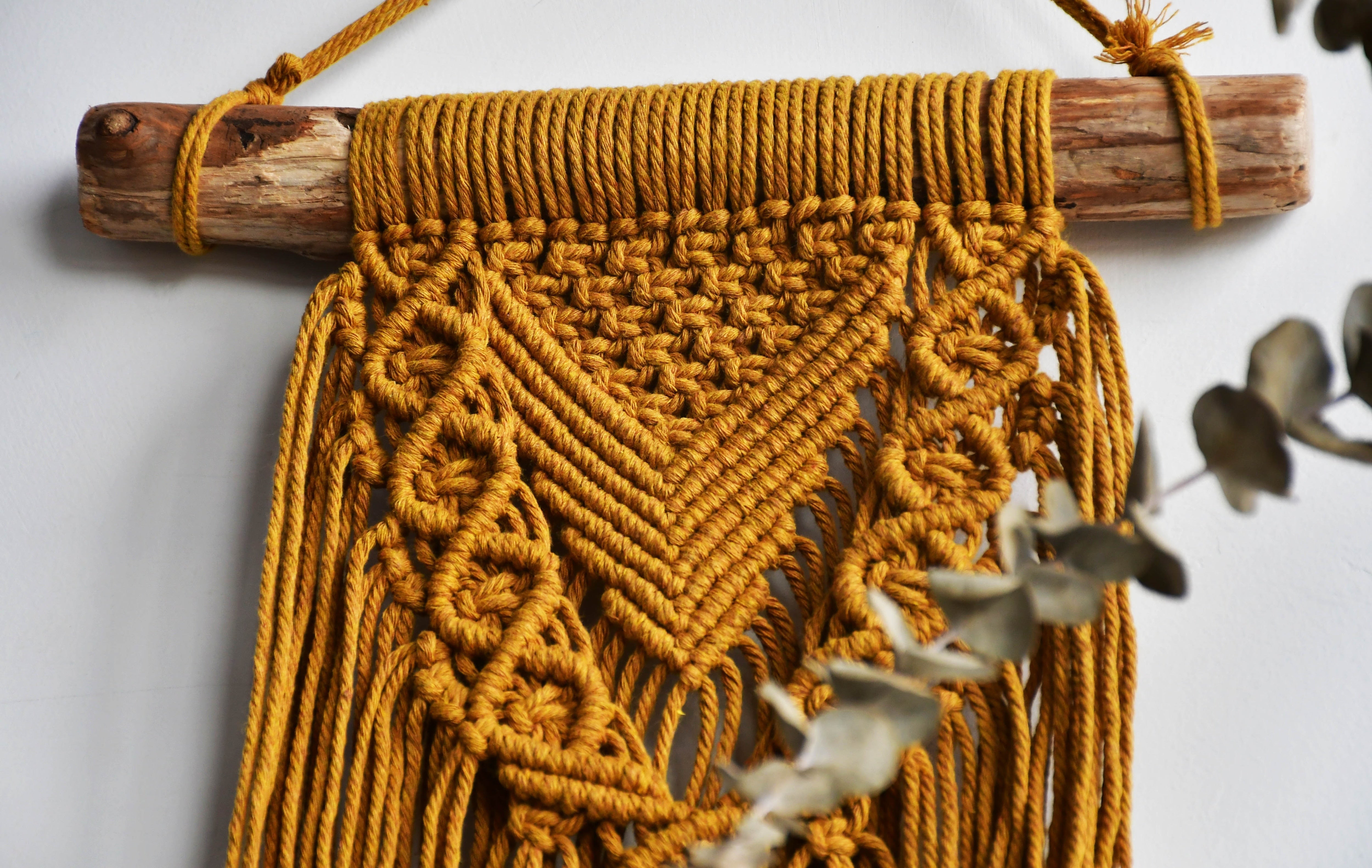 Boho Chic Macramé Wanddecoratie | Handgemaakte Boheemse Stijl