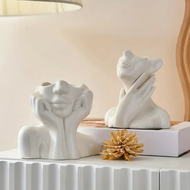 KeramiekDesign - Moderne en Unieke Keramische Vazen Set | Stijlvolle Woondecoratie
