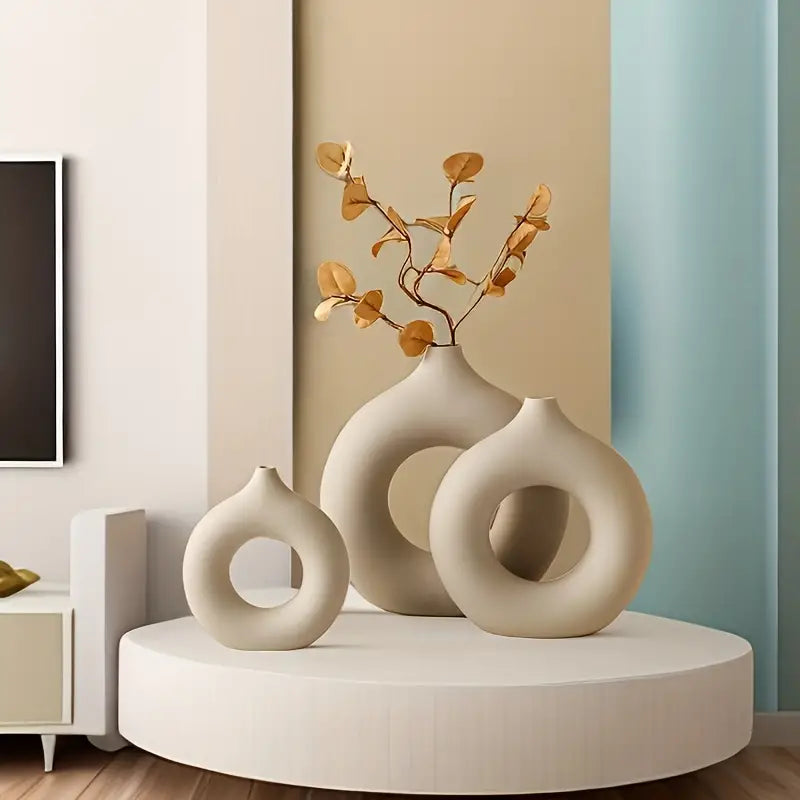 SerenVaas - Elegante Glazen Vaas voor een Rustgevend Interieur | Stijlvolle Woondecoratie