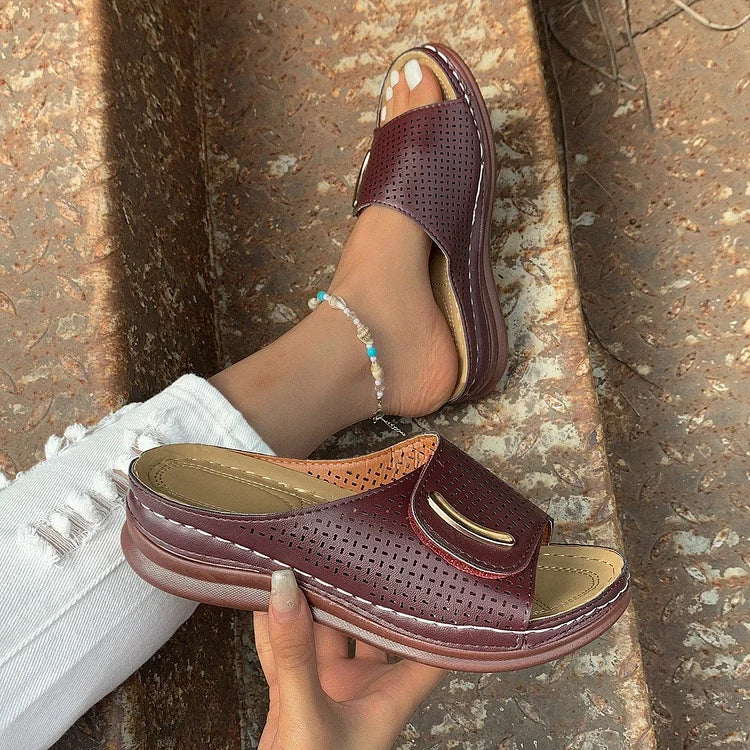Sophia - Orthopedische Peep-Toe Sandalen | Comfortabele en Stijlvolle Zomersandalen voor Dames