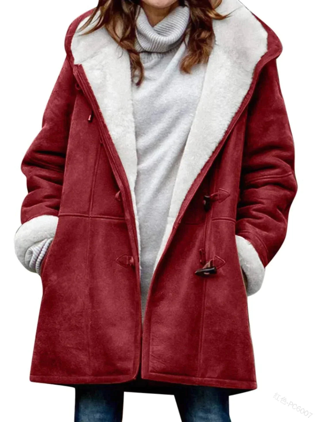 SelenaWarm - Warme Dames Winterjas met Fleecevoering | Comfortabele en Stijlvolle Winterjas voor Vrouwen