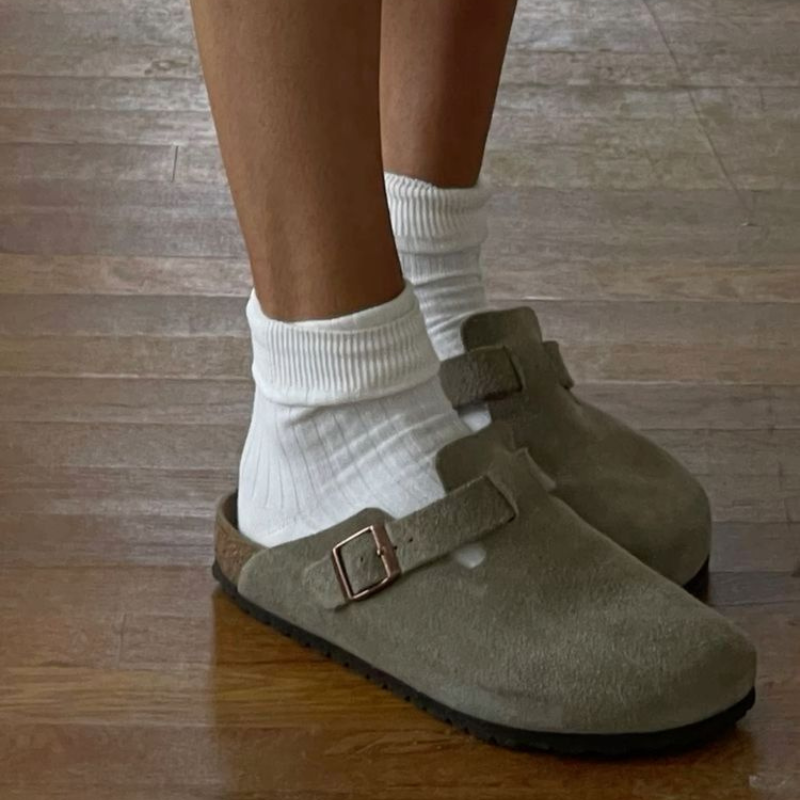 Eudora Premium Unisex Leren Sandalen - Comfort en Stijl in Boston Design