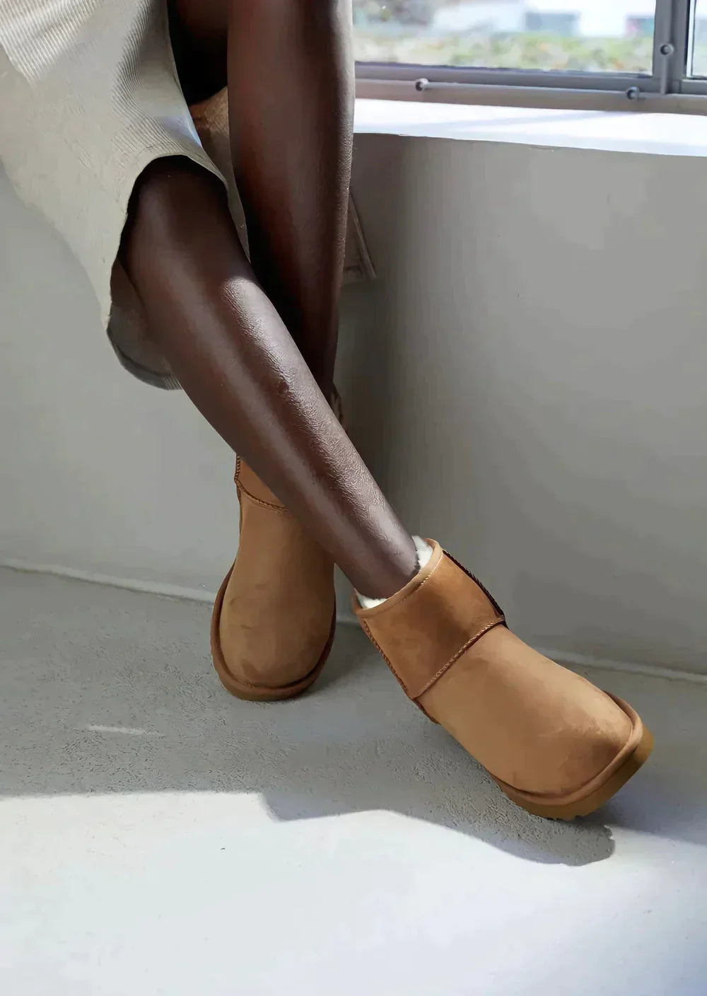 Suede Luxe Enkellaarsjes met Warme Voering - Comfortabele Damesboots voor Winterdagen