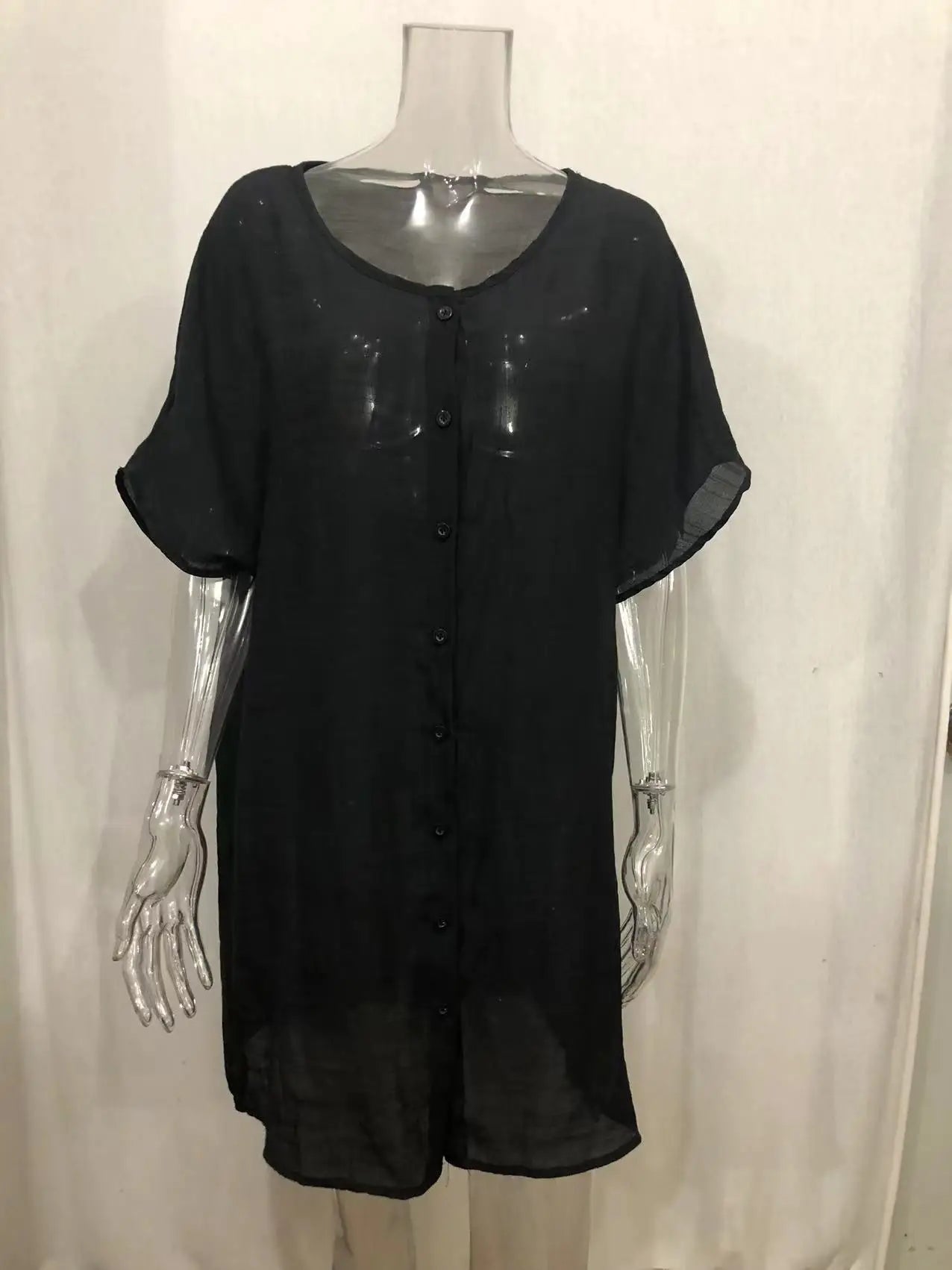 Vintage linnen zomerblouse