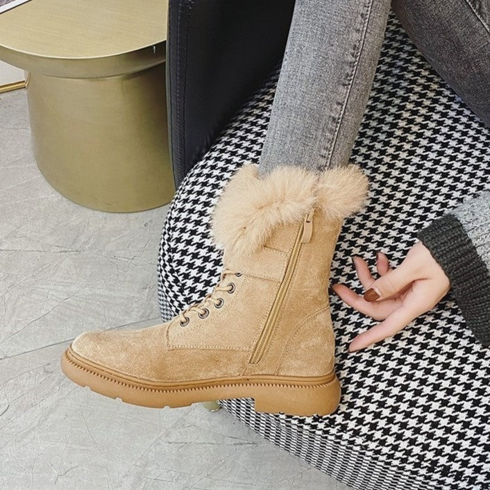 PolarFleece - Gewatteerde Winterlaarzen voor Dames