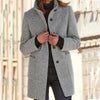 Sophie – Wol Jas met Knopen voor Dames | Stijlvol en Warm