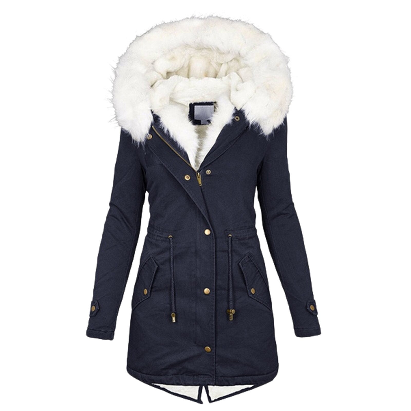 Lillie | Stylischer warm gefütterter Damen Wintermantel