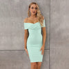 Elise - Off-Shoulder Jurk met Schlitzausschnitt