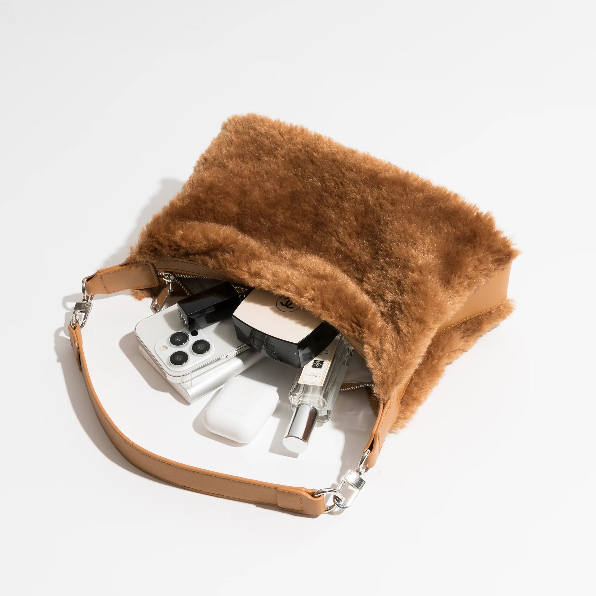Serina Schultasche aus Kunstpelz