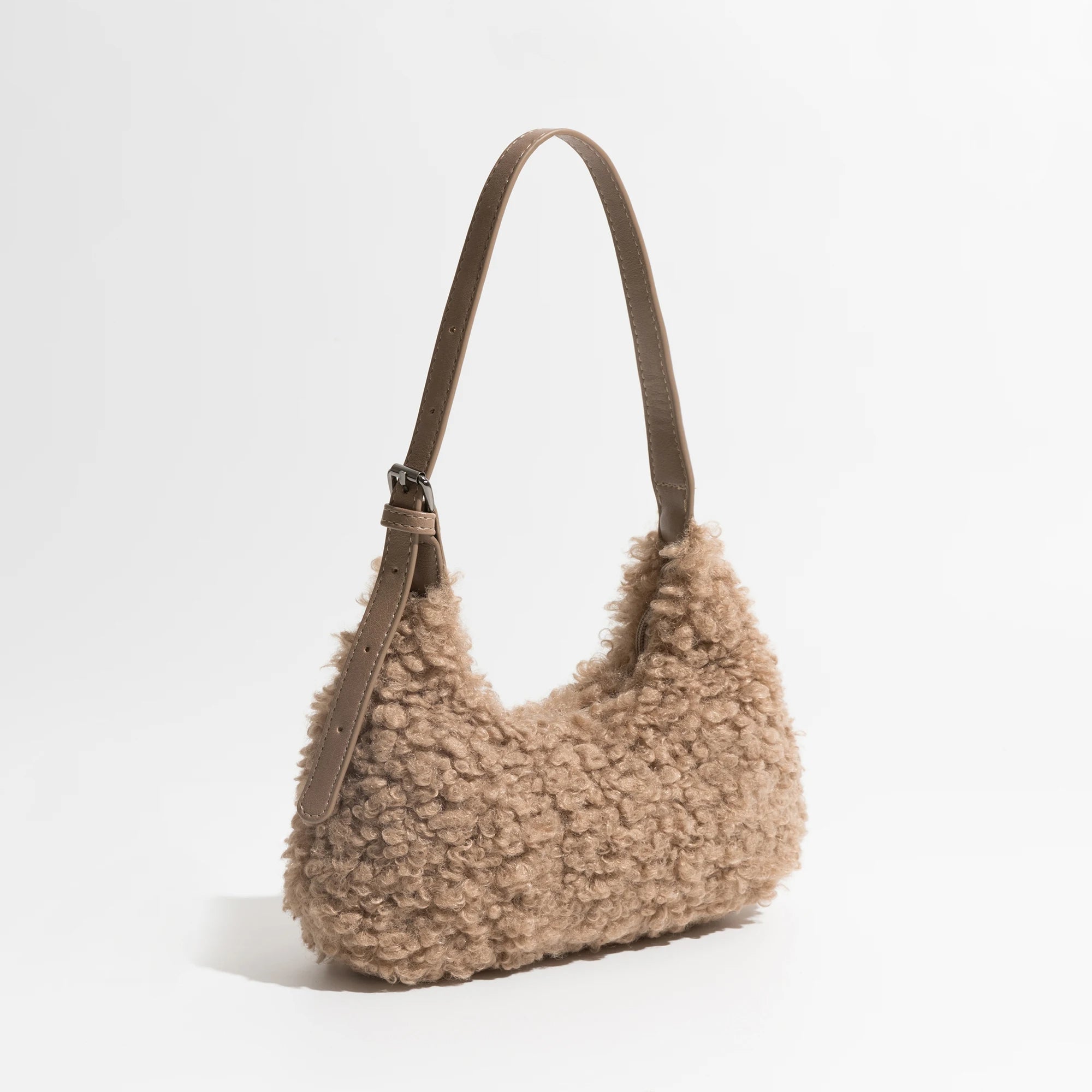 Kira - Luxe Kunstbont Schoudertas | Trendy en Comfortabel