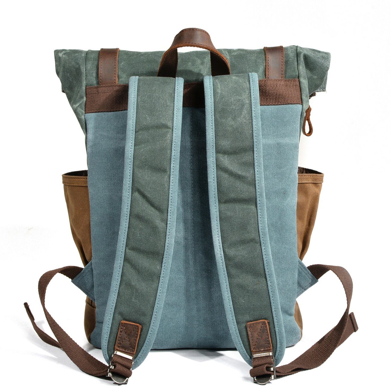 Waxed Canvas Rolltop Rugzak | LundaStyle – Duurzaam en Stijlvol voor Avonturiers