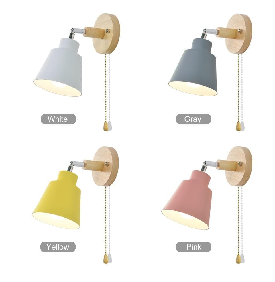 FlexiCollin - Draaibare Wandlamp met Trekketting Schakelaar