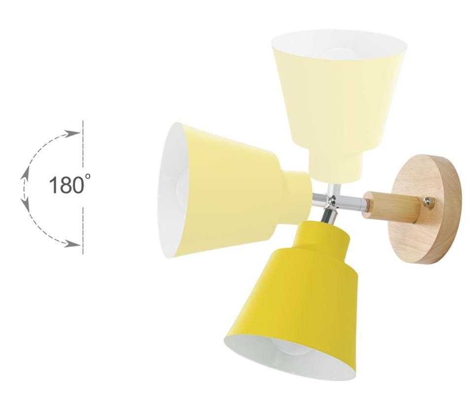FlexiCollin - Draaibare Wandlamp met Trekketting Schakelaar