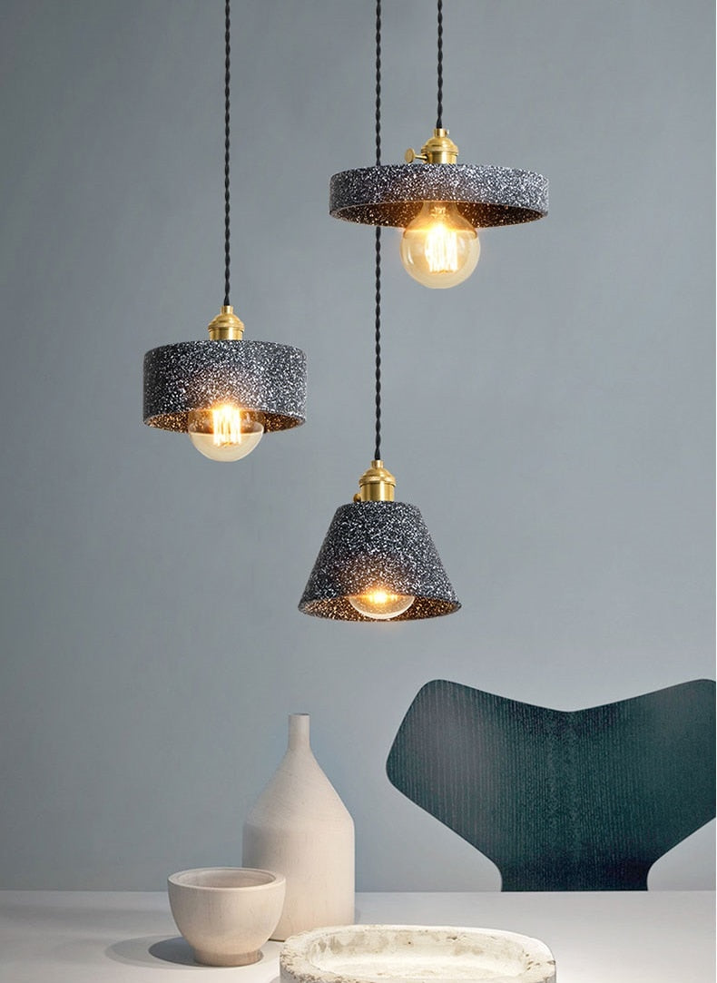 CementoGlow - Stijlvolle Cement Hanglamp voor een Industrieel Interieur