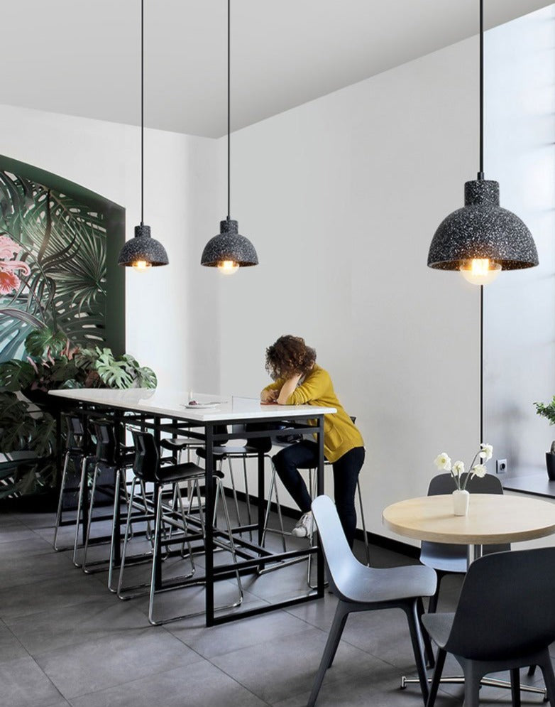 CementoGlow - Stijlvolle Cement Hanglamp voor een Industrieel Interieur