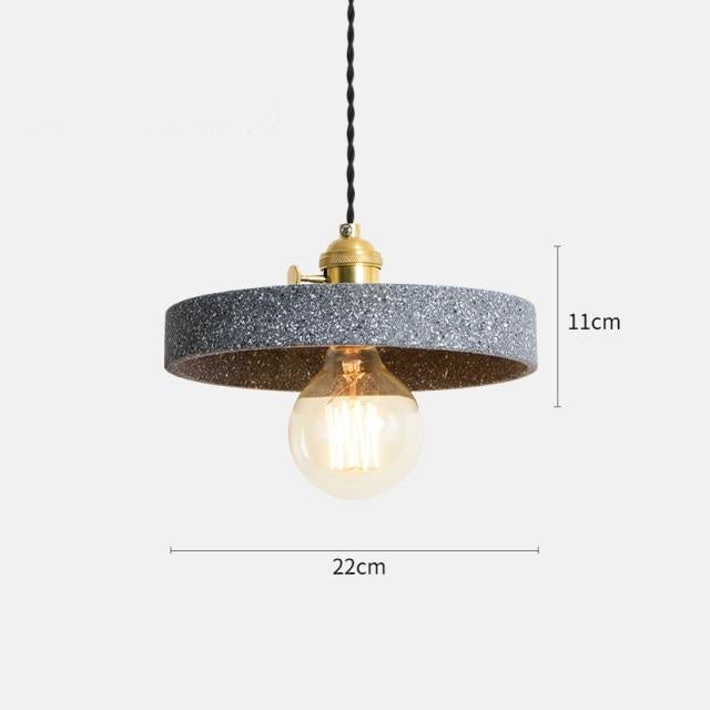 CementoGlow - Stijlvolle Cement Hanglamp voor een Industrieel Interieur