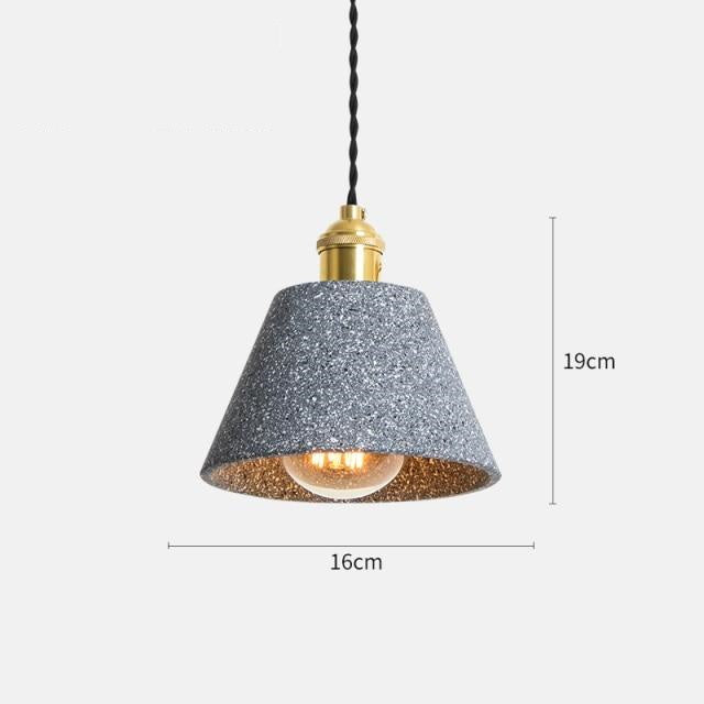 CementoGlow - Stijlvolle Cement Hanglamp voor een Industrieel Interieur