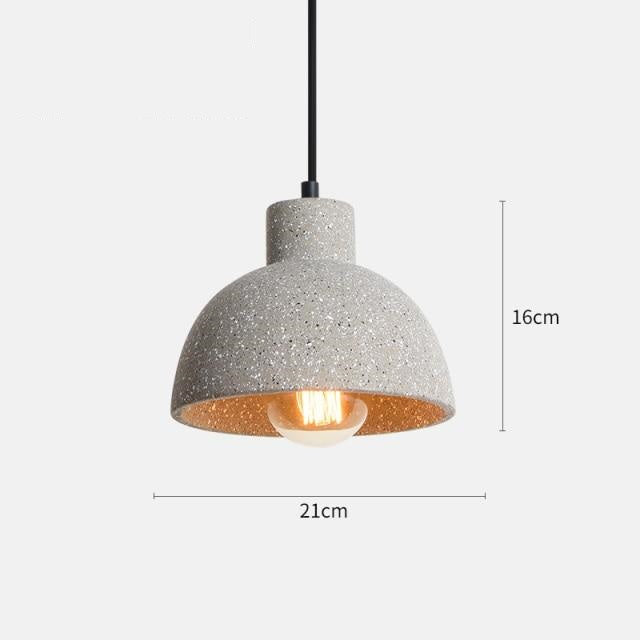 CementoGlow - Stijlvolle Cement Hanglamp voor een Industrieel Interieur