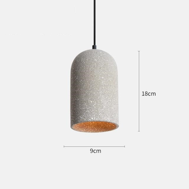 CementoGlow - Stijlvolle Cement Hanglamp voor een Industrieel Interieur
