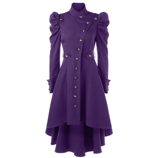 Selina - Stijlvolle Vampier Trenchcoat voor Dames