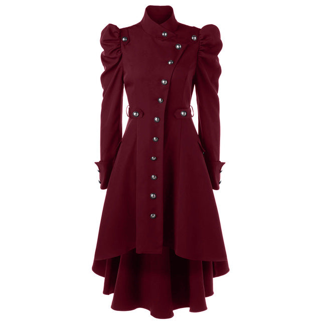 Selina - Stijlvolle Vampier Trenchcoat voor Dames