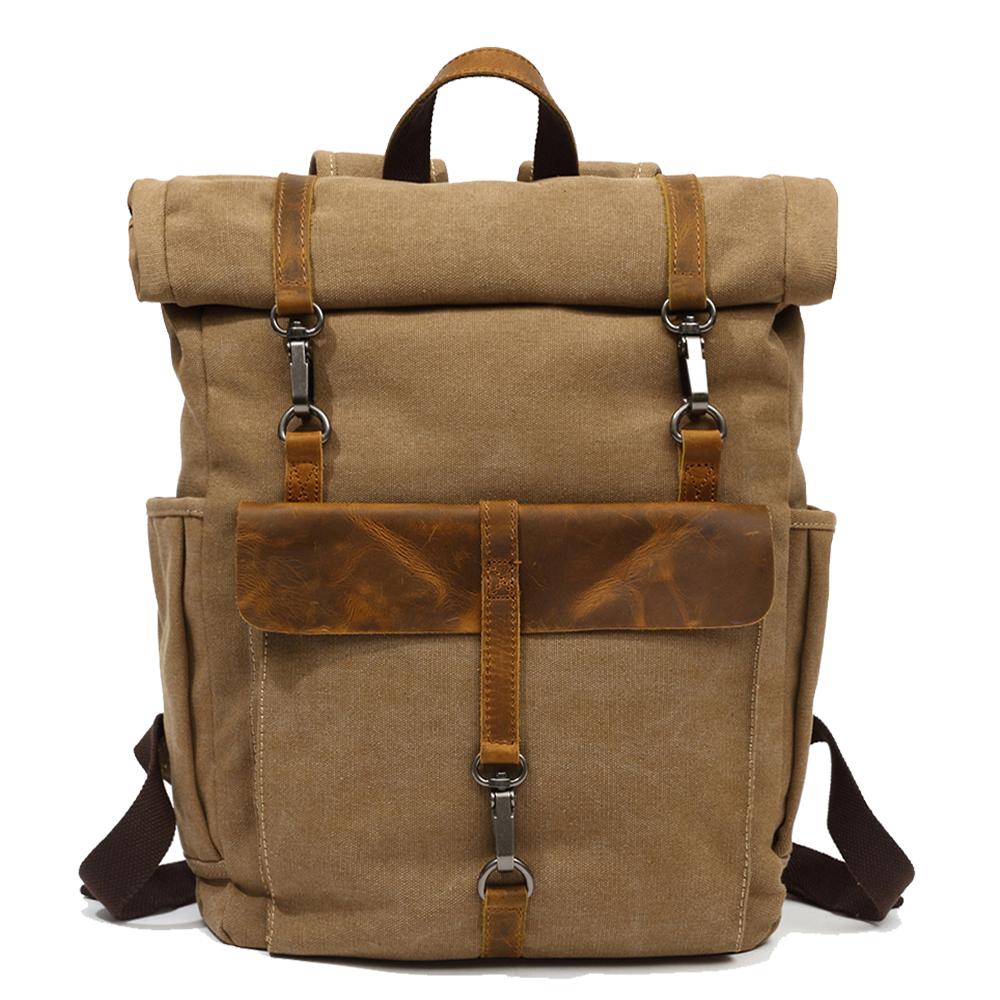 Retro Canvas Rugzak | NordicaStyle - Tijdloos en Duurzaam voor Avonturiers