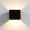 QuadraGlow - Moderne Vierkante Wandlamp in Zwart, Wit en Groen