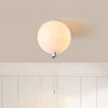 LumiBalloon - Kleine Ballonvormige LED Plafondlamp van Wit Acryl
