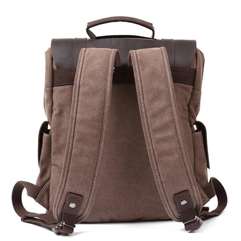 MaplePeak Compacte Canvas Rugzak – Stijlvol en Praktisch voor Dagelijks Gebruik