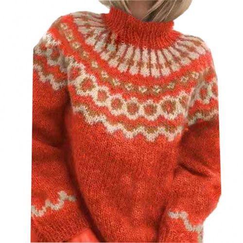 ComfortVibes Chris - Warme Gebreide Herfsttrui met Kraag voor Dames