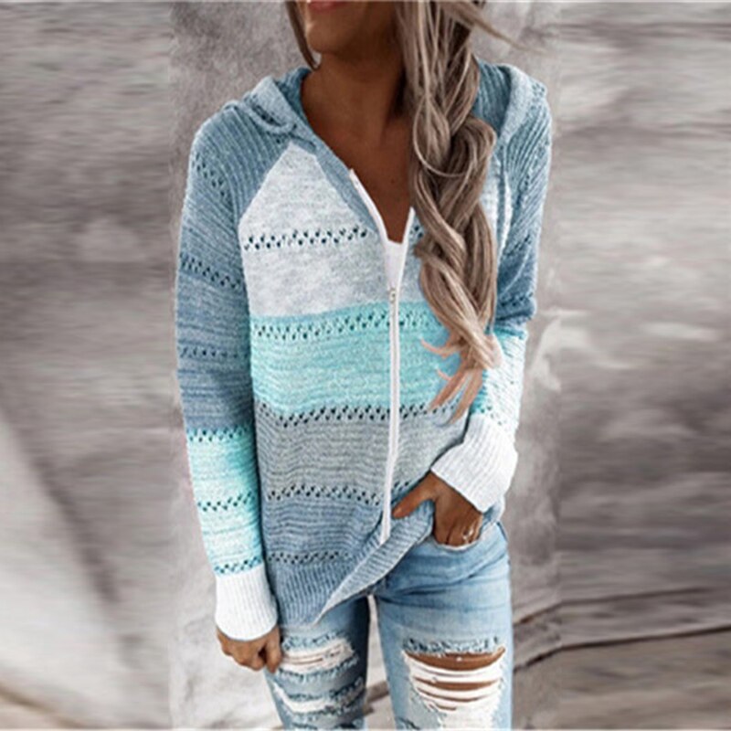 Cora - Kleurrijke Gebreide Vest in Ibiza-Boho-Stijl voor Dames - Trendy en Comfortabel