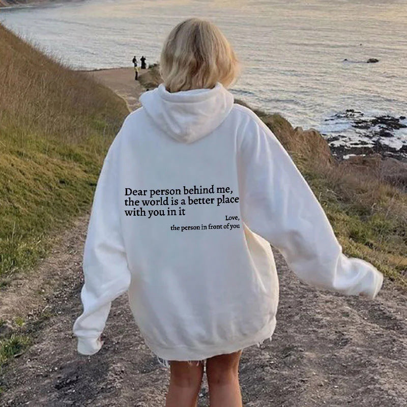 BellaFit - "Jij bent genoeg" Comfortabele Kapuzenpulli