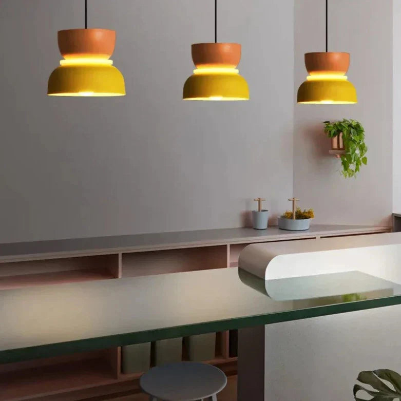 ScandiGlow Moderne Hanglamp - Scandinavische Hanglamp in Macaron Stijl voor Woonkamer en Eetkamer