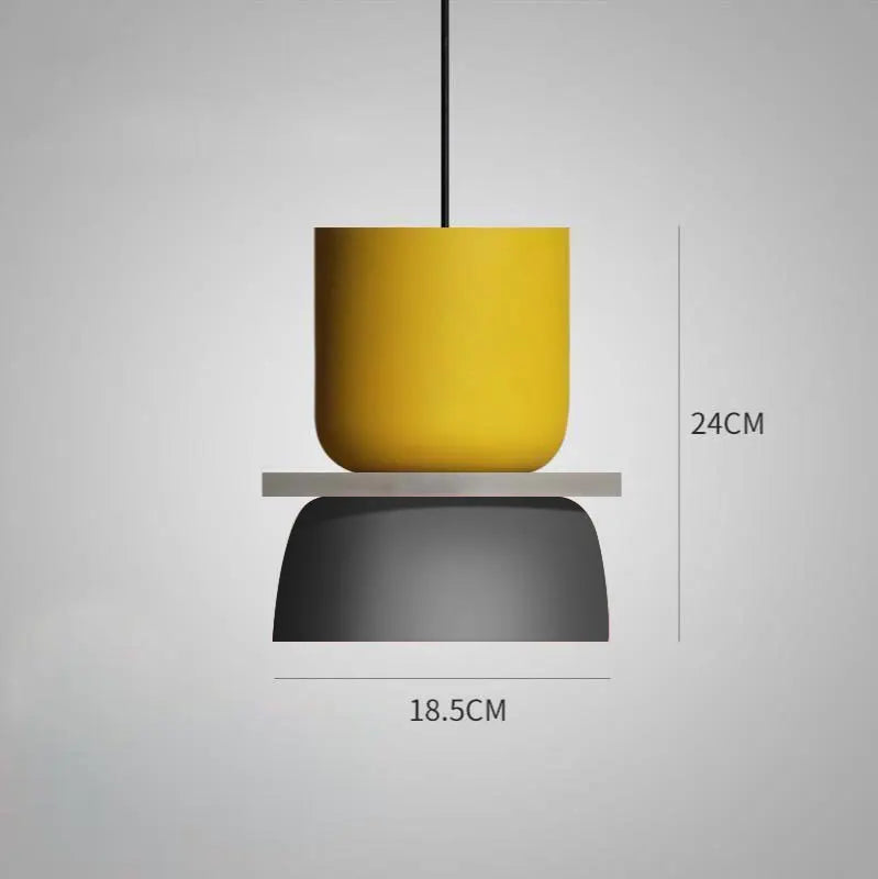 ScandiGlow Moderne Hanglamp - Scandinavische Hanglamp in Macaron Stijl voor Woonkamer en Eetkamer