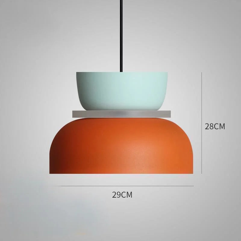 ScandiGlow Moderne Hanglamp - Scandinavische Hanglamp in Macaron Stijl voor Woonkamer en Eetkamer