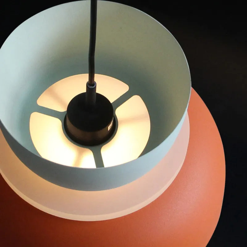 ScandiGlow Moderne Hanglamp - Scandinavische Hanglamp in Macaron Stijl voor Woonkamer en Eetkamer