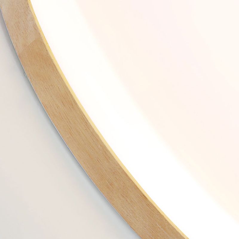 Zenwood LED Plafondlamp - Houten en Metalen Designlamp voor Slaapkamer, Woonkamer en Eetkamer