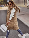 Noëlle - Gewatteerde Pufferbodywarmer met Capuchon voor Dames