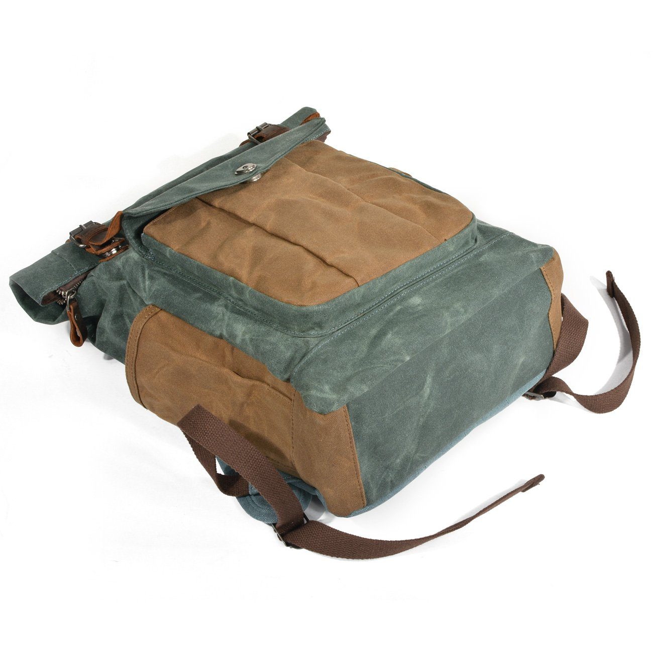 Waxed Canvas Rolltop Rugzak | LundaStyle – Duurzaam en Stijlvol voor Avonturiers