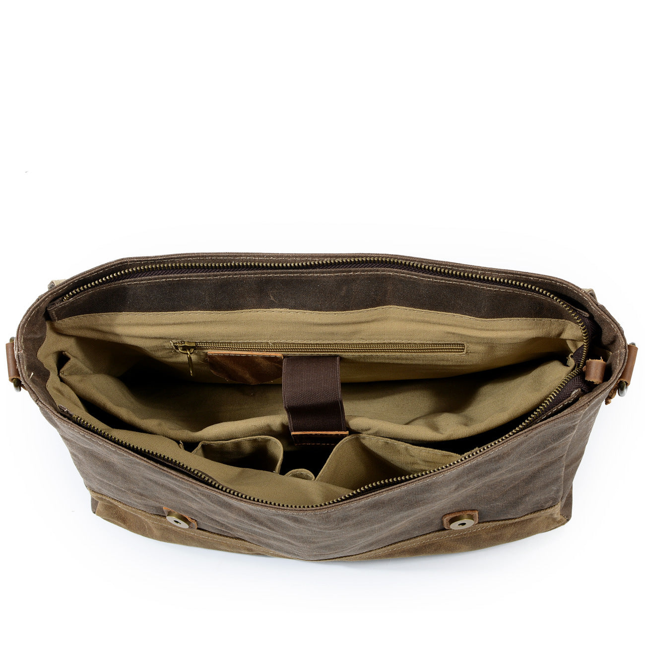 Waxed Canvas Messenger Tas | NorthernStyle – Duurzaam en Stijlvol voor Dagelijks Gebruik