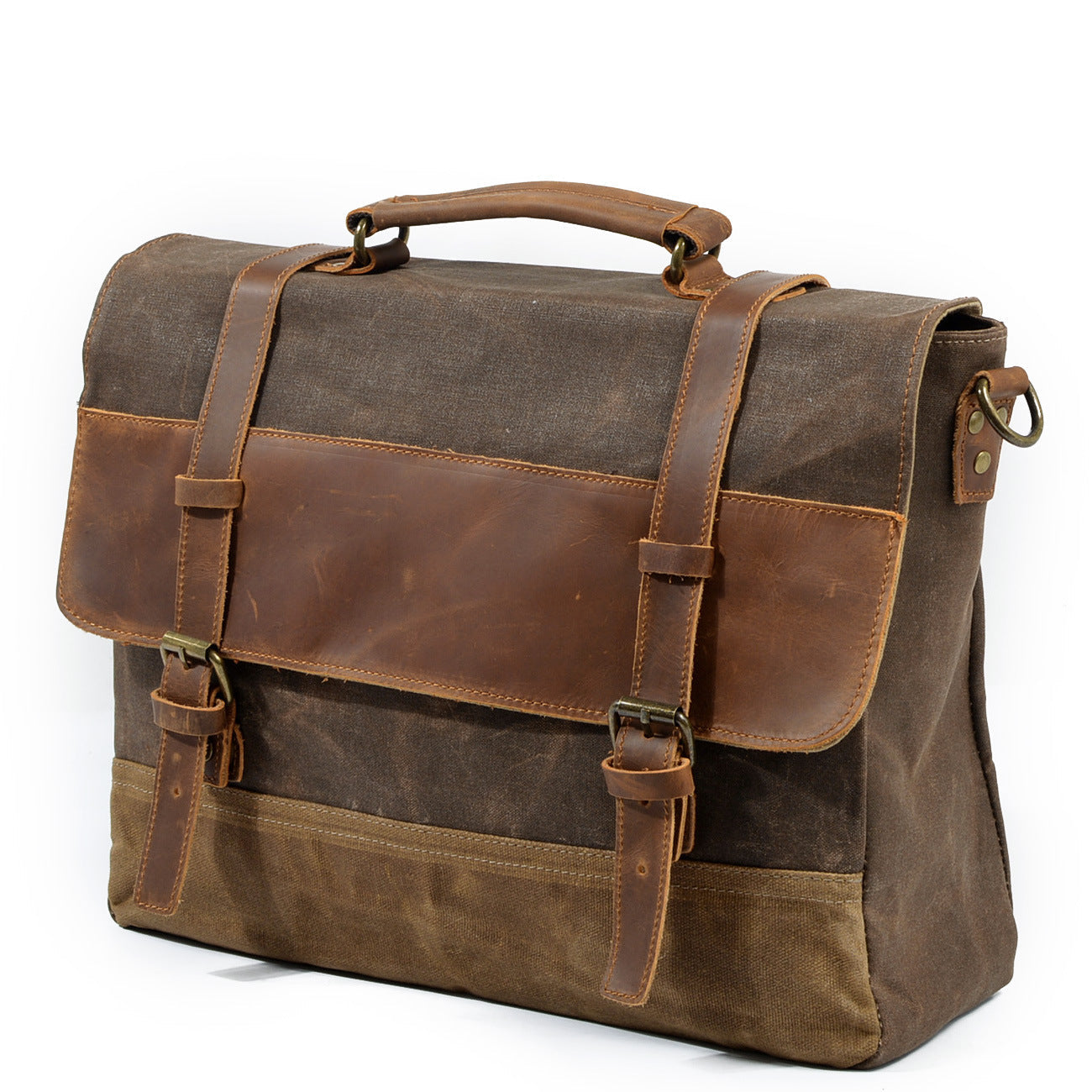 Waxed Canvas Messenger Tas | NorthernStyle – Duurzaam en Stijlvol voor Dagelijks Gebruik