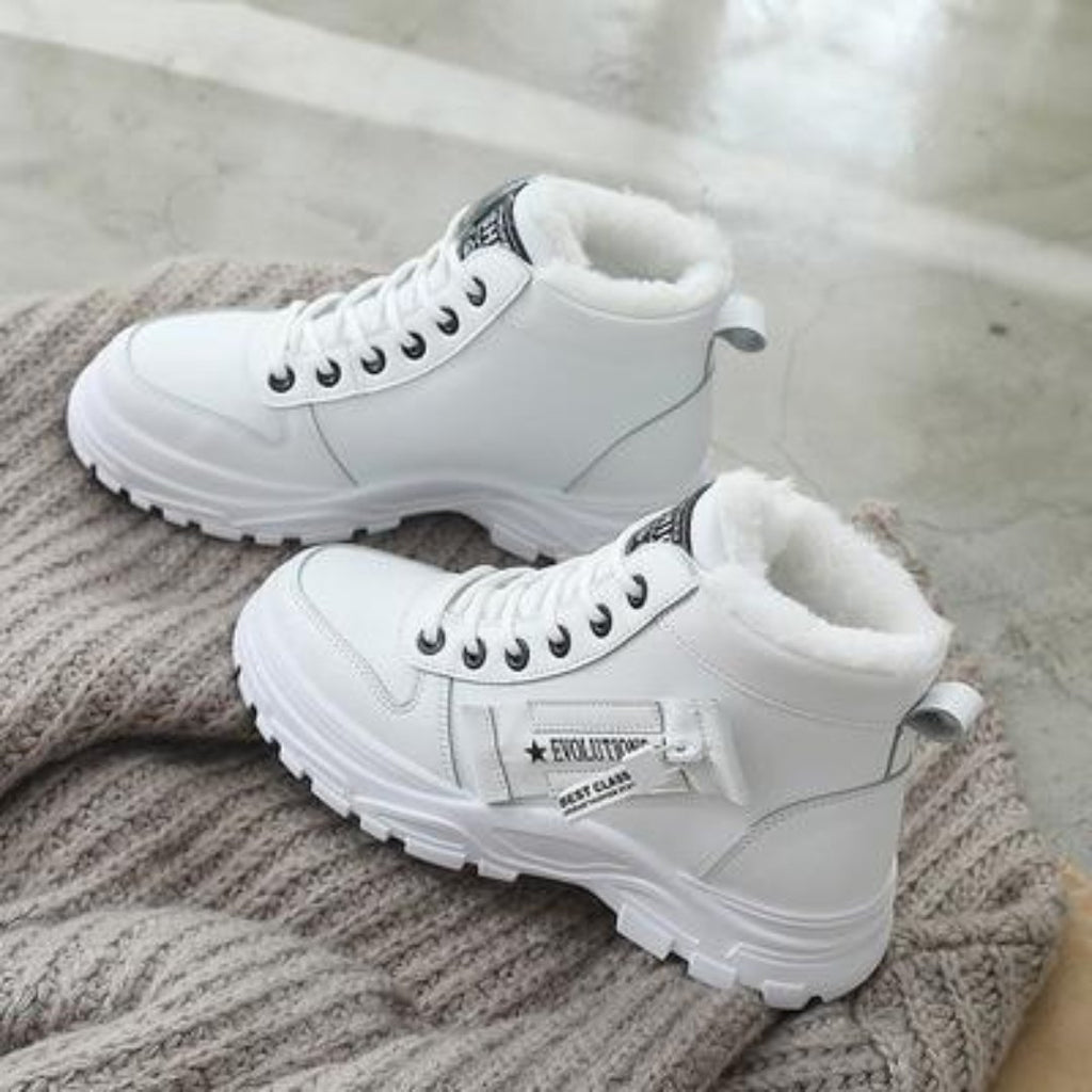 FurTrend - Stijlvolle Pluchen Sneakers voor Dames