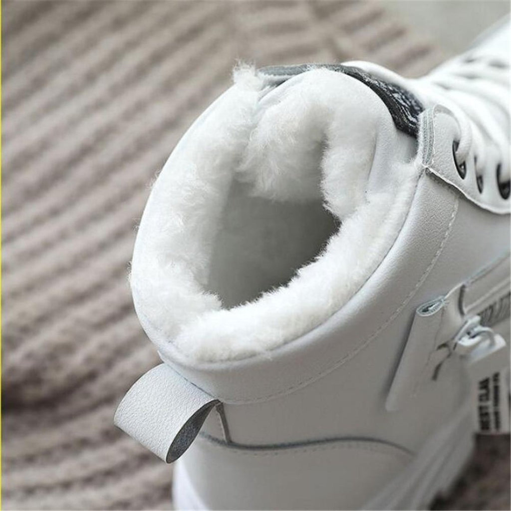 FurTrend - Stijlvolle Pluchen Sneakers voor Dames