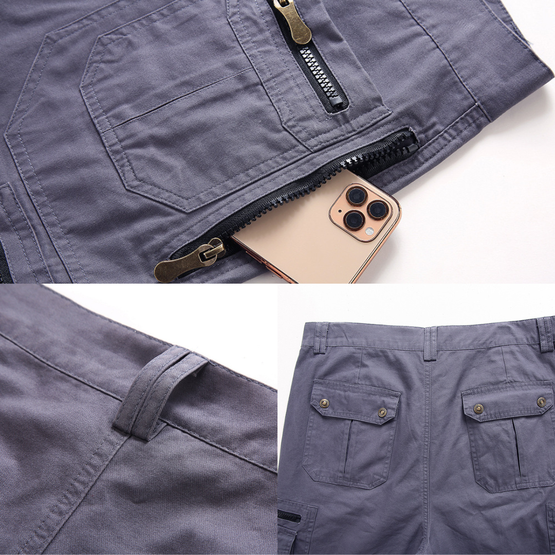 Hunter's Cargo Shorts - Stoere Korte Broek voor Avontuurlijke Mannen