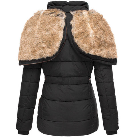 Livia - Warme Waterdichte Winterjas met Voering en Capuchon voor Dames